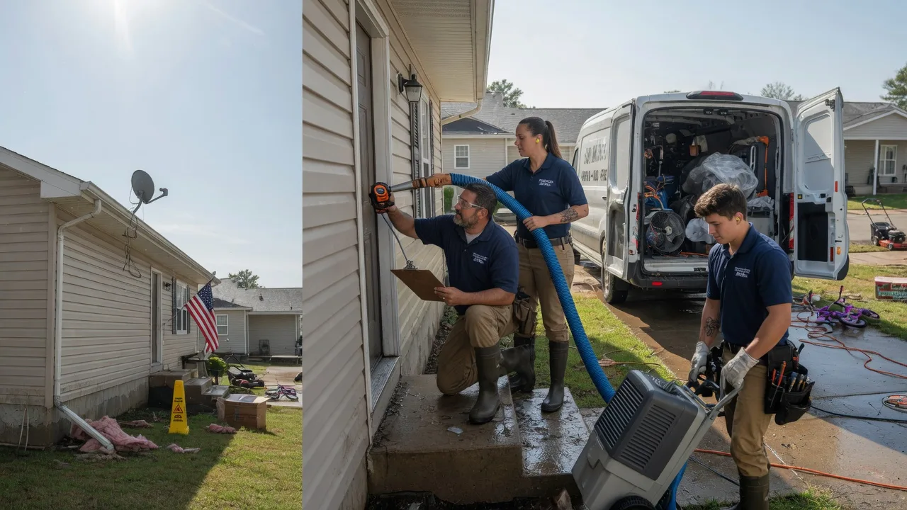 Ceiling Water Damage Restoration in Eunice, LA near me